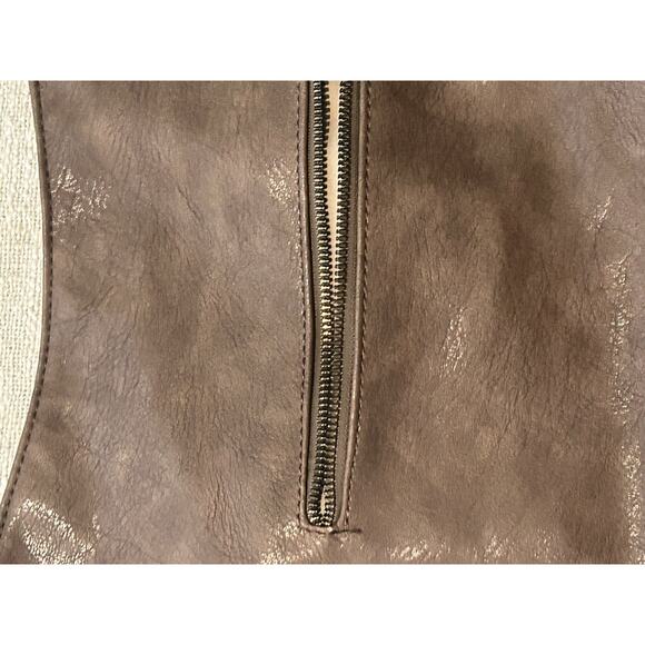 Darcy Marks London Coffee Taupe Brown Handbag Hobo Bag Bohemian Whymsical - Picture 12 of 16